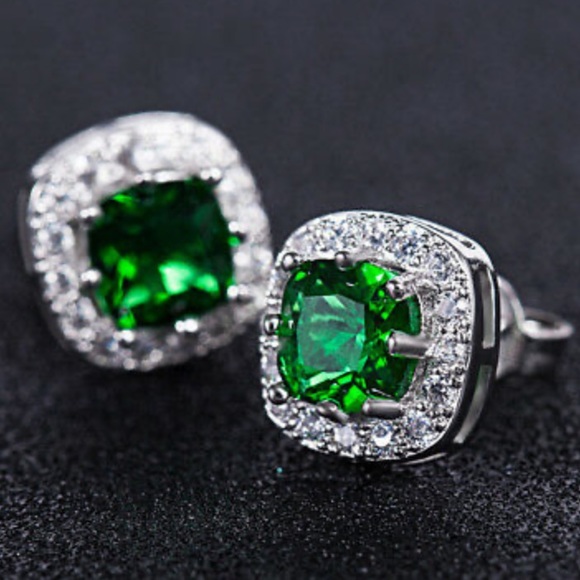 925 Silver Stud Earrings for Women A Pair set - Picture 2 of 5